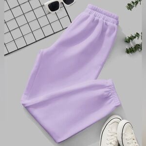 STREETWEAR SOCIETY Lavender High Rise Joggers | Pastel Sweatpants (🦩2 for $25)